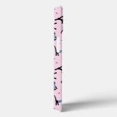 フランスのスタイルの衣装を着たエッフェルタワー柄の猫 Case-Mate iPhoneケース (裏面 / 右)