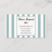 フランスのスタイルケーキショップ名刺 名刺 (裏面)