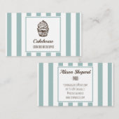 フランスのスタイルケーキショップ名刺 名刺 (正面/裏面)