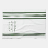 フランスのスタイルストライプキッパーソナライズされたチンタオル キッチンタオル (横)