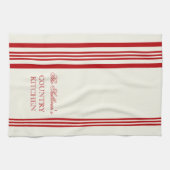 フランスのスタイルストライプキッパーソナライズされたチンタオル キッチンタオル (横)