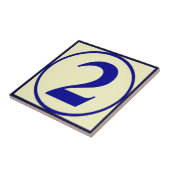 フランスのスタイルハウス番号の個人用設定 タイル (側面)