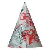 "フランスのスタイル"パーティーハット パーティーハット (裏面)