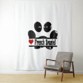 フランスのスパニエル犬ドッグポープリント タペストリー (インサイチュ)