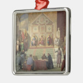 フランスのセントルイス王 メタルオーナメント (左)