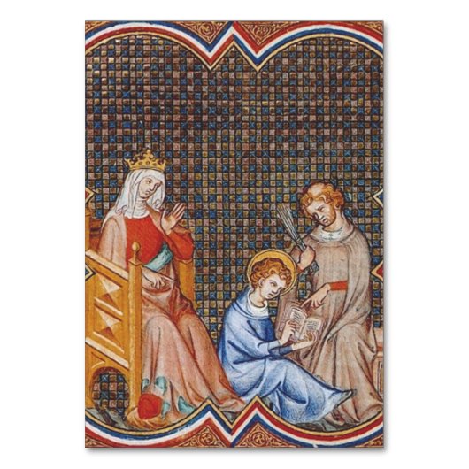 フランスのセントルイス9世 テーブルナンバー (正面)