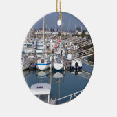 フランスのセントヴァーストラフーグ港 セラミックオーナメント (右)