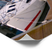 フランスのセントヴァーストラフーグ港 ポスター (角)