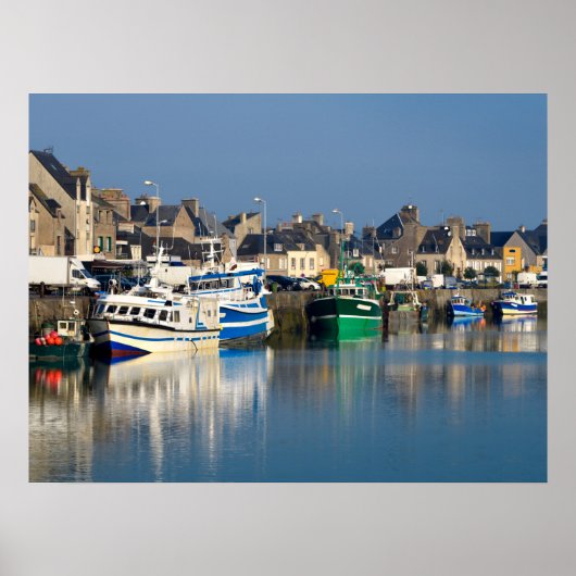 フランスのセントヴァーストラフーグ港 ポスター (正面)