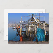 フランスのセントヴァーストラフーグ港 ポストカード (正面/裏面)