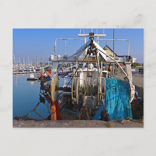 フランスのセントヴァーストラフーグ港 ポストカード (正面)