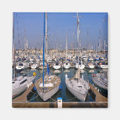 フランスのセントヴァーストラフーグ港 マグネット (正面)