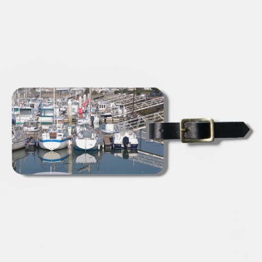 フランスのセントヴァーストラフーグ港 ラゲッジタグ (正面横)