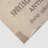 フランスのタイポグラフィ破れたエッジデカップパリシューズ 薄葉紙 (詳細)