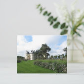 フランスのチュモン・シュル・ロワール城 ポストカード (スタンド正面)