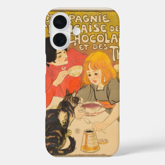 フランスのチョコレートと紅茶会社、アール・ヌーヴォー Case-Mate iPhoneケース (裏面)
