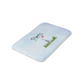 フランスのデザイン-エッフェルタワーinパリ バスマット (アングル)