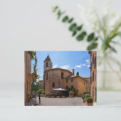 フランスのトゥレット・シュル・ルー教会 シーズンポストカード (スタンド正面)