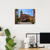 フランスのトゥレット・シュル・ルー教会 ポスター (ホームオフィス)