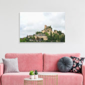 フランスのトゥレンネ村 キャンバスプリント (インサイチュ (リビング))