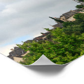 フランスのトゥレンネ村 ポスター (角)