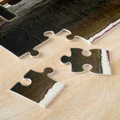 フランスのトレーラーで古いシトロエンの車 ジグソーパズル (側面)