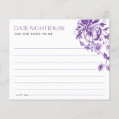 フランスのトワール フローラル ブライダル シャワー デート ナイト アイデア (正面)