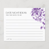 フランスのトワール フローラル ブライダル シャワー デート ナイト アイデア (正面)