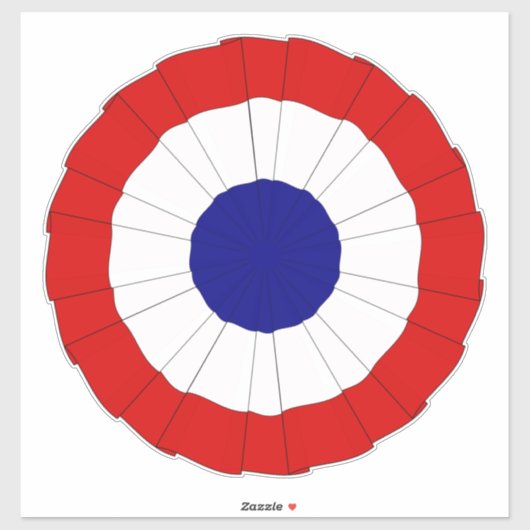 フランスのナショナルコケード シール (シート)