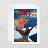 フランスのニースでD' Aviationを開催 ポストカード (正面/裏面)