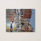 フランスのニース港のボート ジグソーパズル (横)