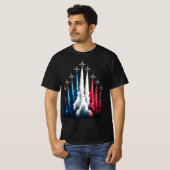 フランスのネーションアルトリコレアヴィオンアレジデンス Tシャツ (正面フル)