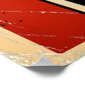 フランスのノルマンディへのヴィンテージ旅行 ポスター (角)