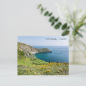 フランスのノルマンディーのはがき ポストカード (スタンド正面)