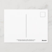 フランスのノルマンディー州Honfleurのアンティーク回転木馬 ポストカード (裏面)