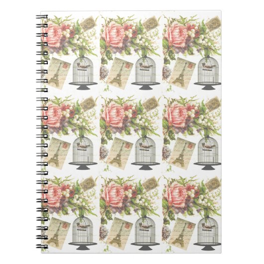 フランスのノートからポストカード ノートブック (正面)