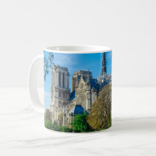 フランスのノートルダム コーヒーマグカップ