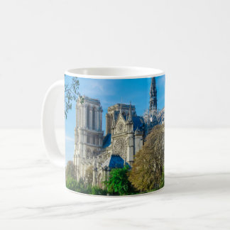 フランスのノートルダム コーヒーマグカップ
