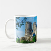 フランスのノートルダム コーヒーマグカップ (左)