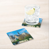 フランスのノートルダム スクエアペーパーコースター (インサイチュ)