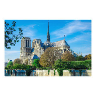 フランスのノートルダム フォトプリント