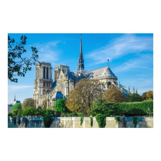 フランスのノートルダム フォトプリント            (正面)