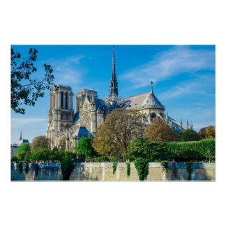 フランスのノートルダム ポスター