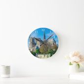 フランスのノートルダム ラウンド壁時計 (ホーム)