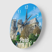 フランスのノートルダム ラージ壁時計 (傾斜)