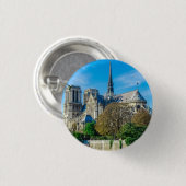 フランスのノートルダム 缶バッジ (正面&裏面)