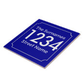 フランスのハウス番号 タイル (側面)