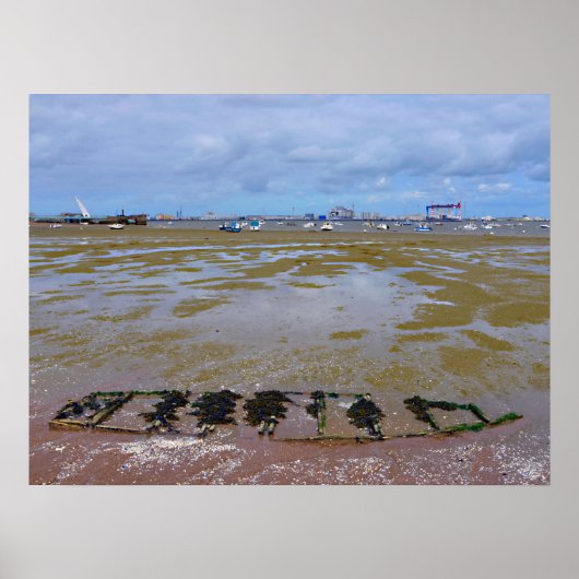 フランスのハガキにサン・ブレヴィンビーチ ポスター (正面)