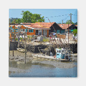 フランスのハガキのラテスト・デ・ブチ港 マグネット (正面)