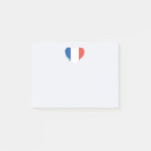 フランスのハートの投稿ノート ポストイット (正面)